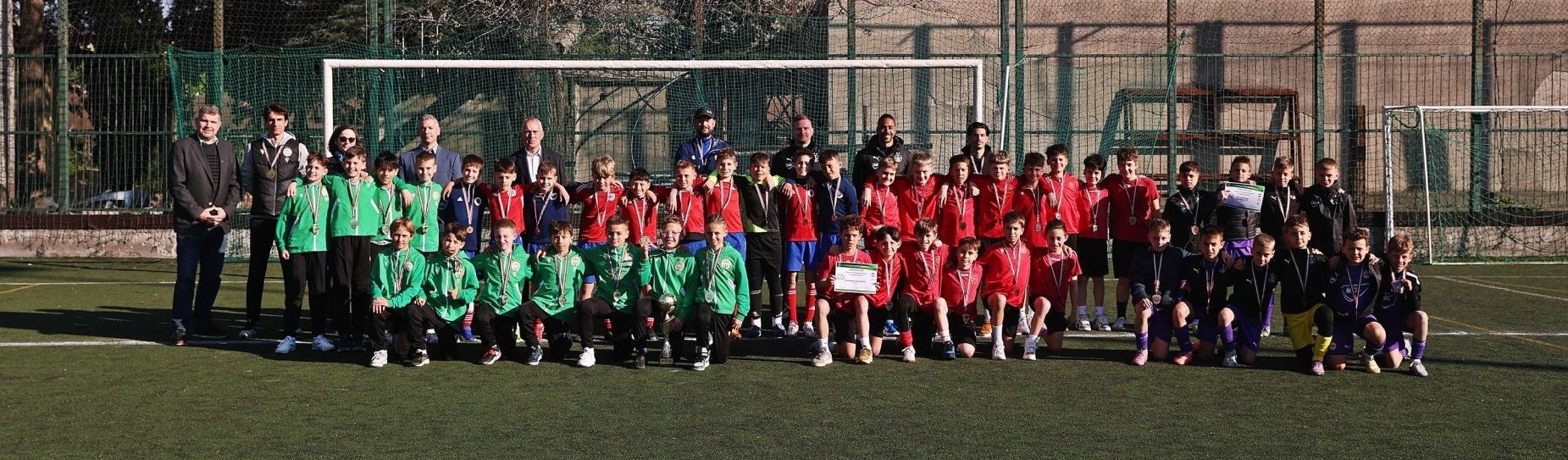 FTC, Honvéd, Újpest, Vasas U11 játékosai (Fotó: Bach Máté | Zuglói Lapok)